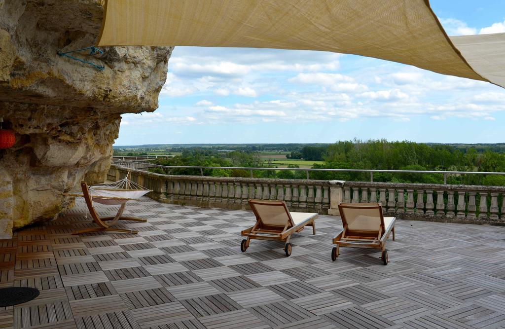 Gites Troglodytes Du Chateau De L'Etoile Vernou-sur-Brenne Habitación foto